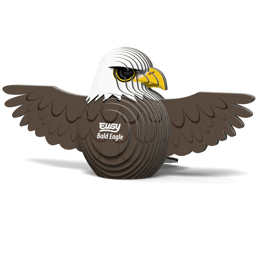 Eugy Bald Eagle 3D Cardboard Model Kit