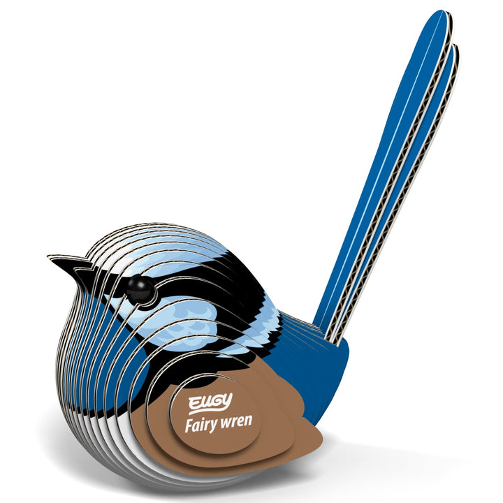Eugy Fairy Wren 3D Cardboard Model Kit