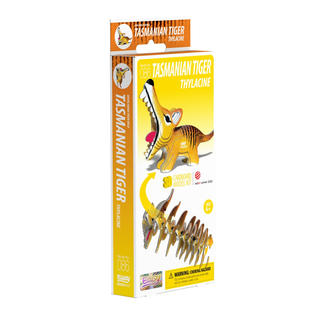 Eugy Tasmanian Tiger 3D Cardboard Model Kit