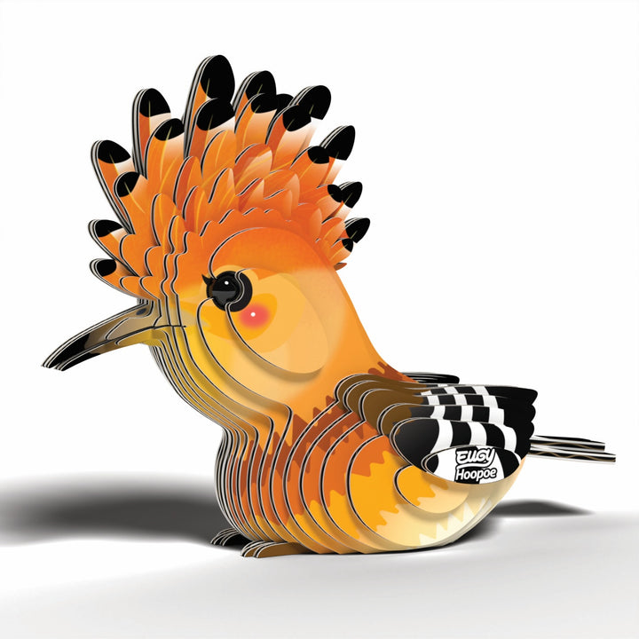 Eugy Hoopoe 3D Cardboard Model Kit