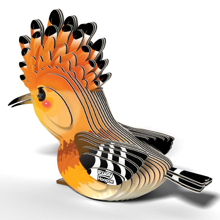 Eugy Hoopoe 3D Cardboard Model Kit