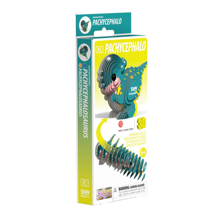 Eugy Pachycephalo 3D Cardboard Model Kit