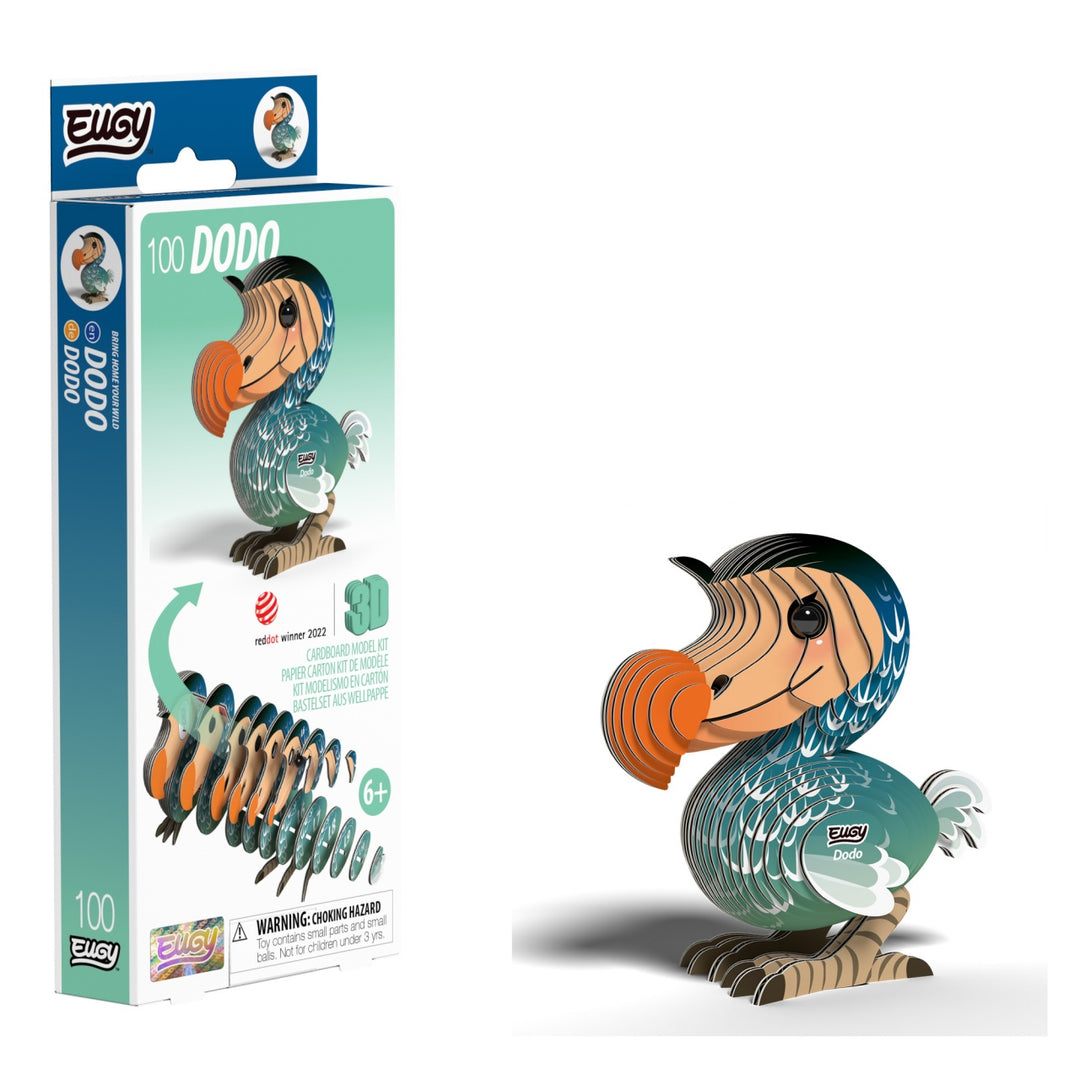 Eugy Dodo 3D Cardboard Model Kit