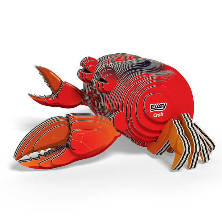Eugy Crab 3D Cardboard Model Kit