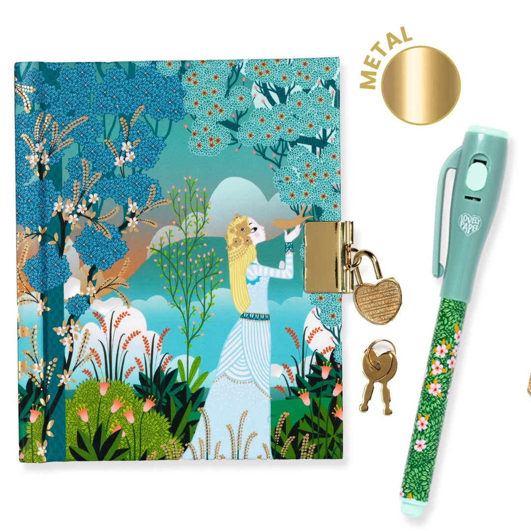 Djeco Little Secret Notebook with Magic Pen - Charlotte