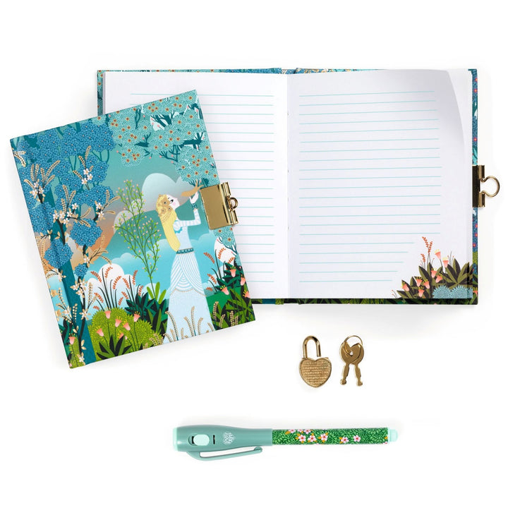 Djeco Little Secret Notebook with Magic Pen - Charlotte