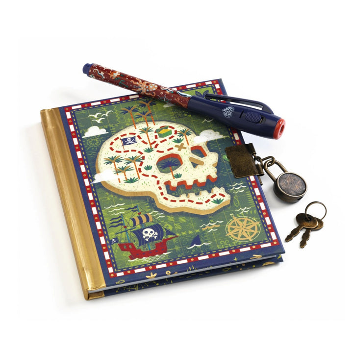 Djeco Little Secret Notebook with Magic Pen - Steve