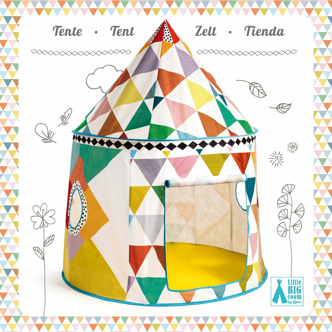 Djeco Tent - Multicoloured Hut