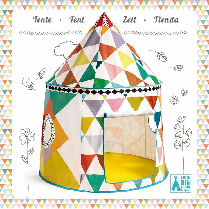 Djeco Tent - Multicoloured Hut