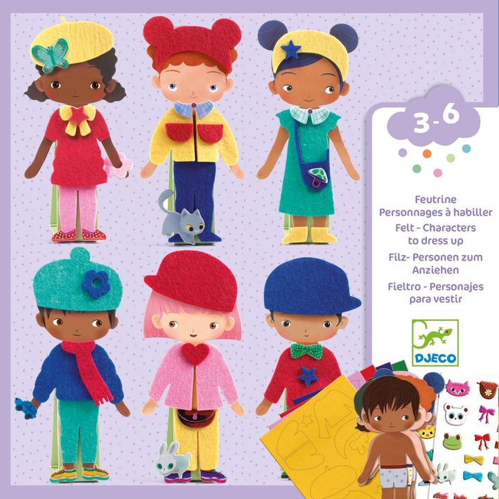 Djeco Dress-Up Figures with Felt
