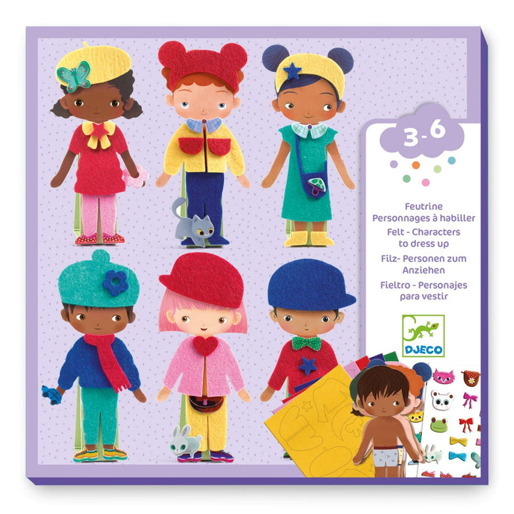 Djeco Dress-Up Figures with Felt
