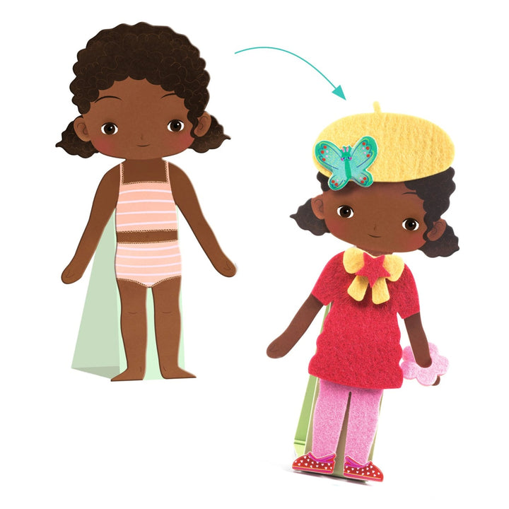 Djeco Dress-Up Figures with Felt