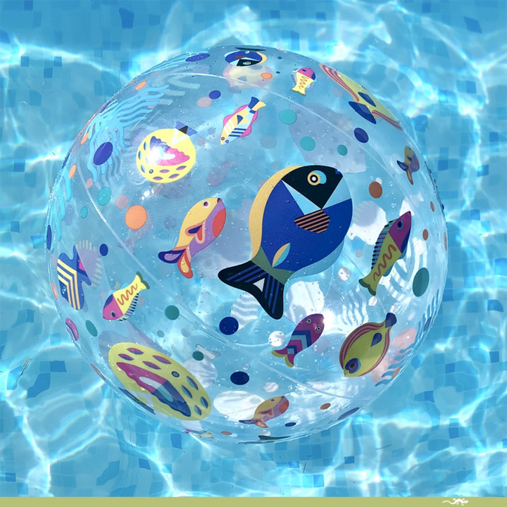 Djeco Inflatable Ball - Fishes