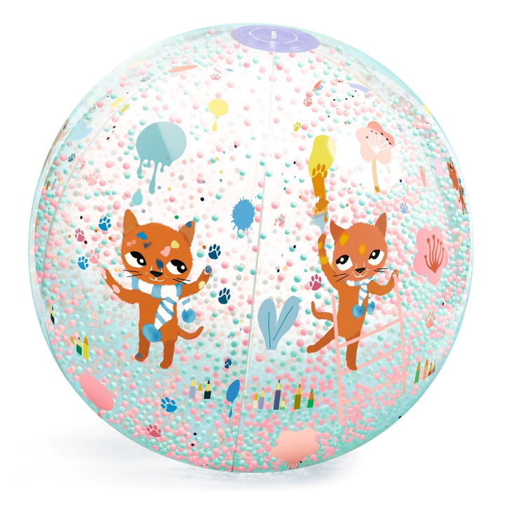 Djeco Inflatable Ball - Chamalow Cat