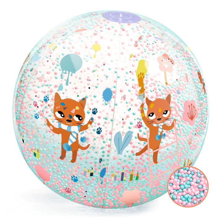 Djeco Inflatable Ball - Chamalow Cat
