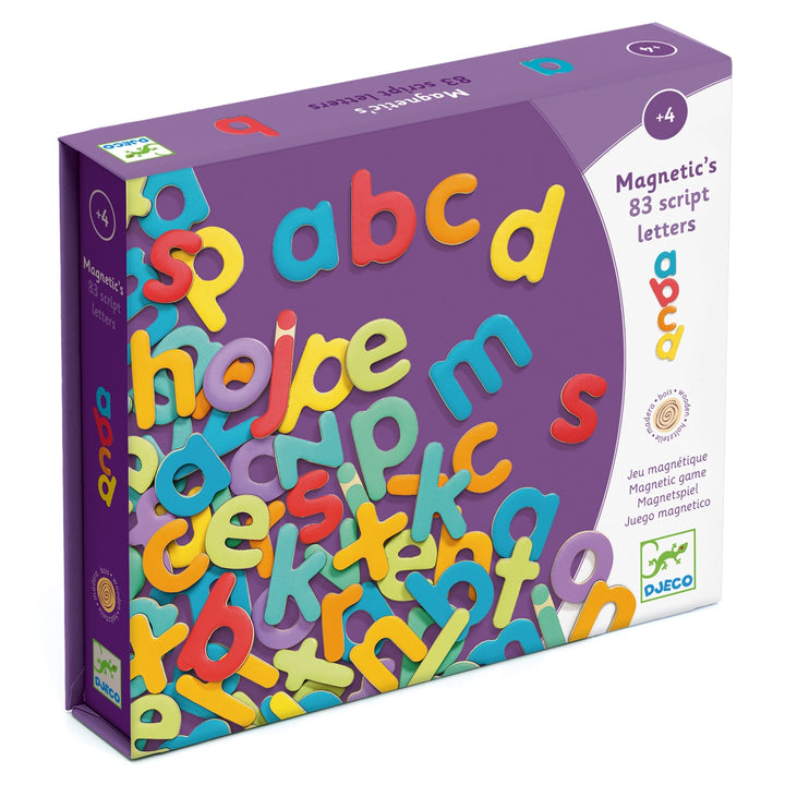 Djeco Magnetics 83 Script Letters