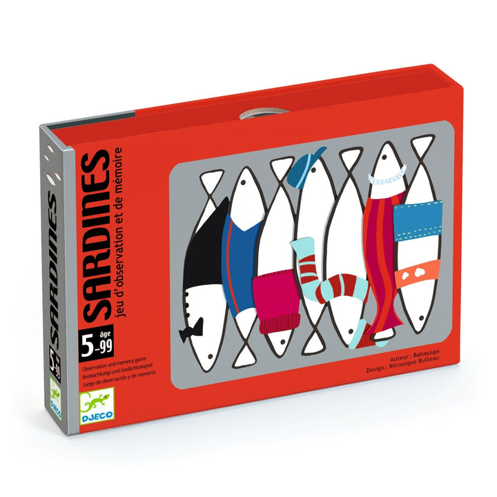 Djeco Card Game -  Sardines Memory Game
