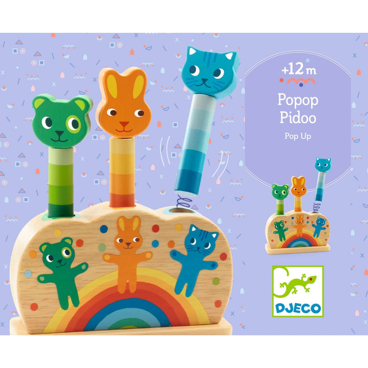 Djeco Popop Pidoo Pop-Up Animals