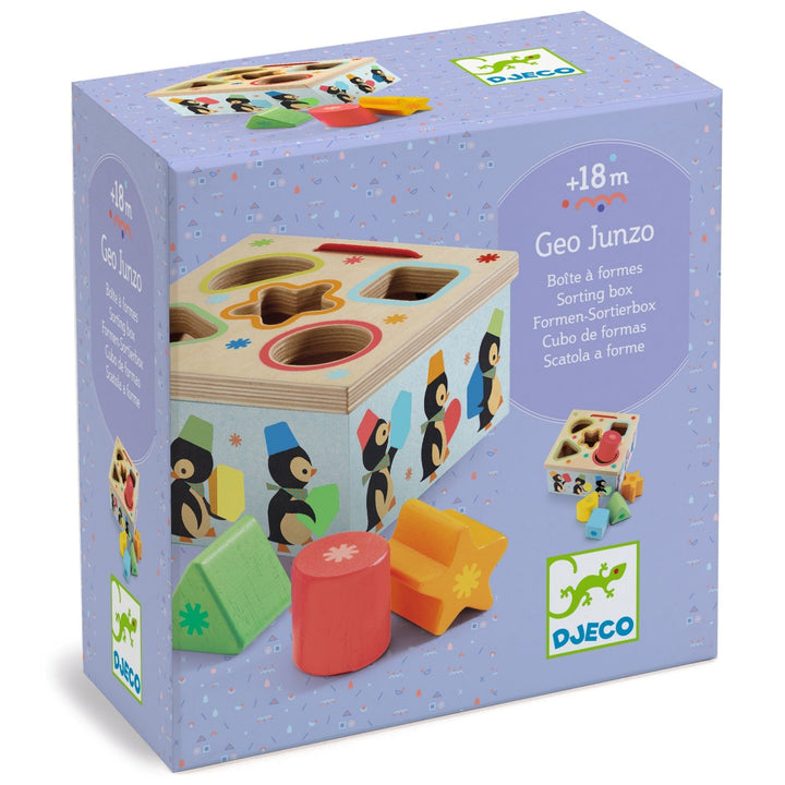 Djeco Shape Sorting Box Geo Junzo Shape Sorter