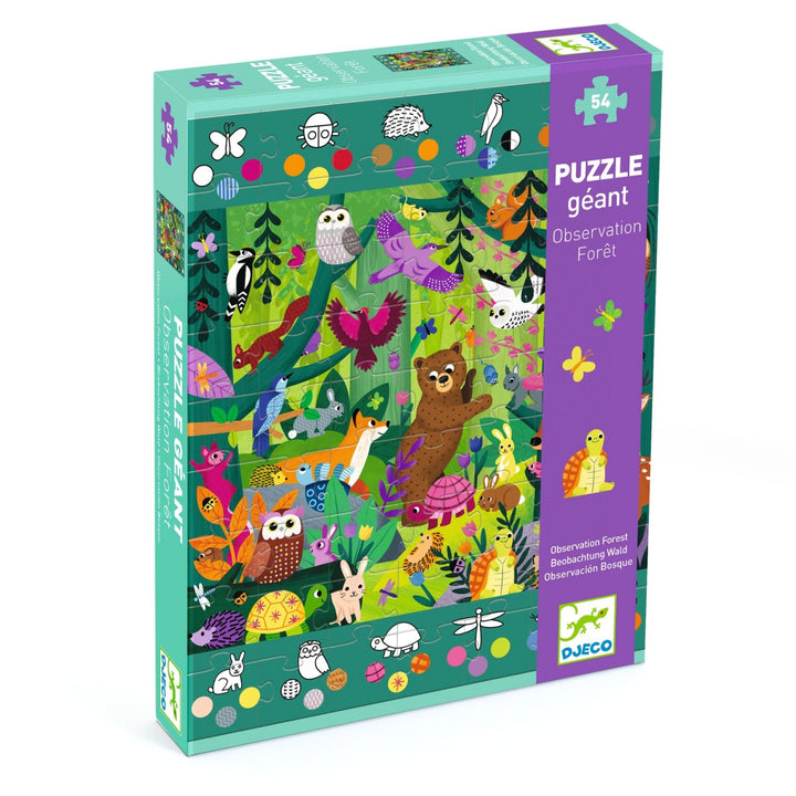 Djeco Giant Observation Puzzle - Forest