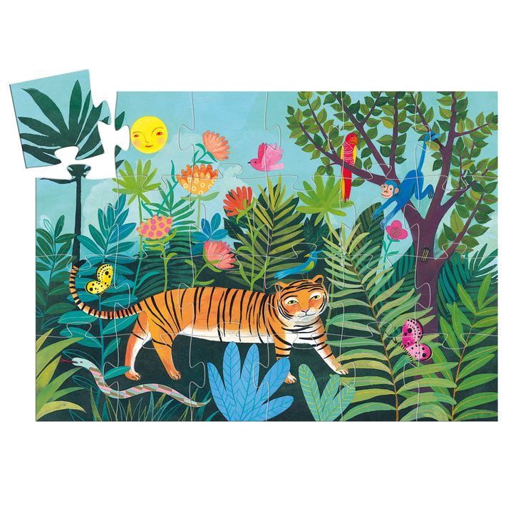Djeco Silhouette Puzzle - The Tiger&