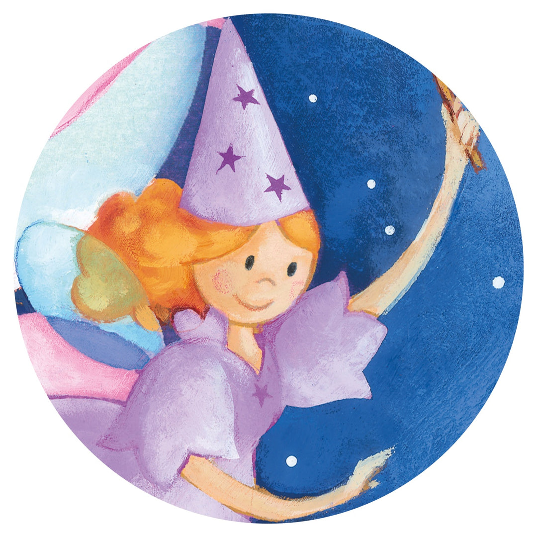 Djeco Silhouette Puzzle The Fairy &amp; The Unicorn (36 pieces)