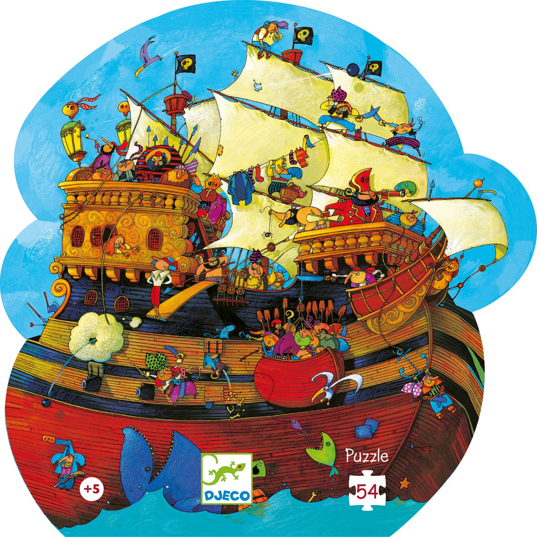 Djeco Silhouette Puzzle - Le Bateau de Barbarousse