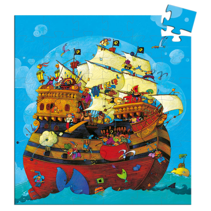 Djeco Silhouette Puzzle - Le Bateau de Barbarousse