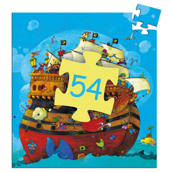 Djeco Silhouette Puzzle - Le Bateau de Barbarousse