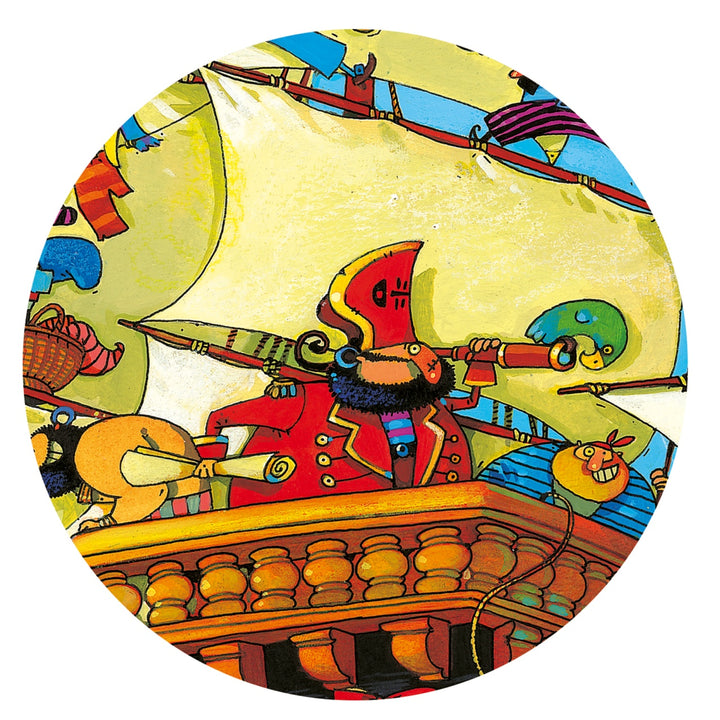 Djeco Silhouette Puzzle - Le Bateau de Barbarousse