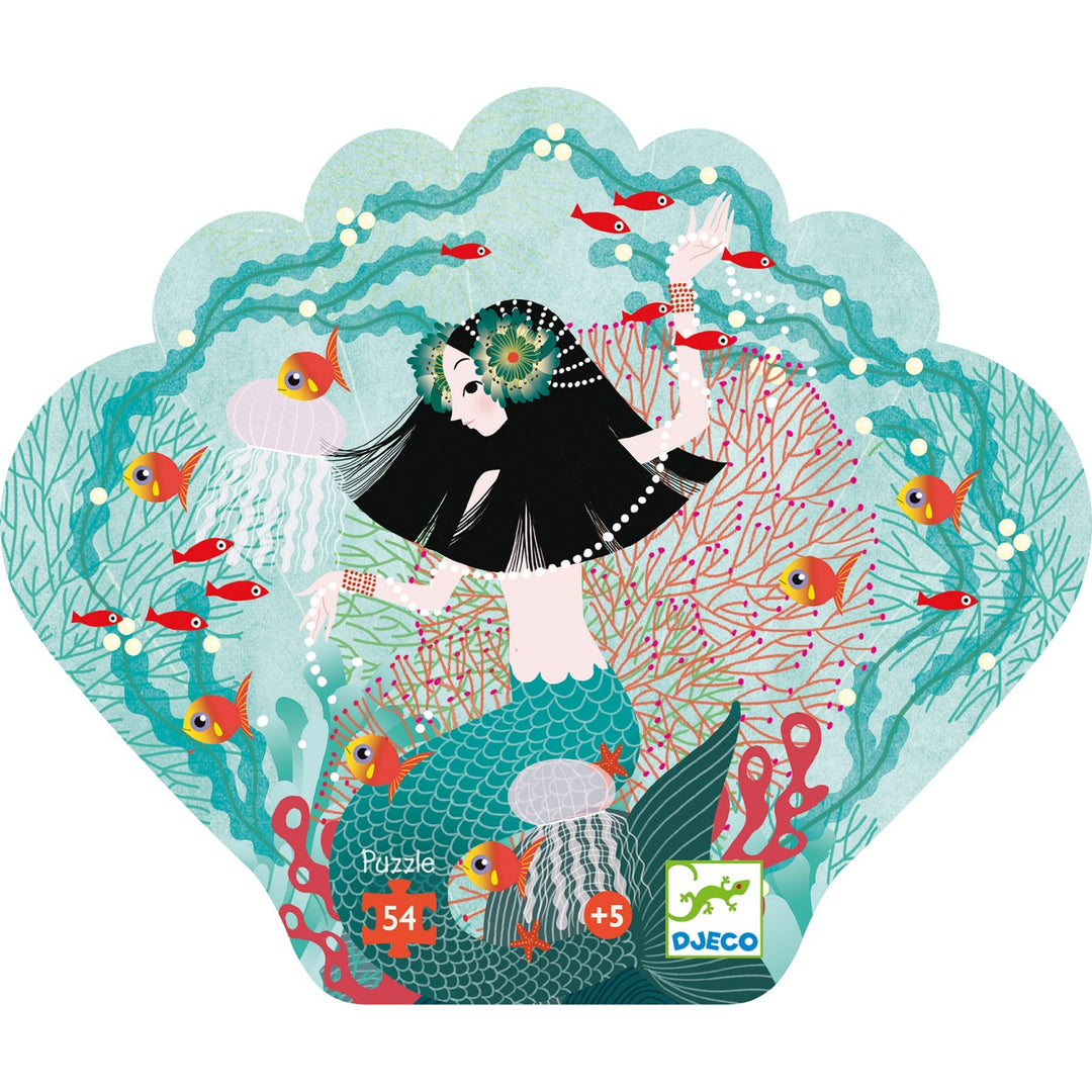 Djeco Silhouette Puzzle - Aquatic Paradise (54 pieces)