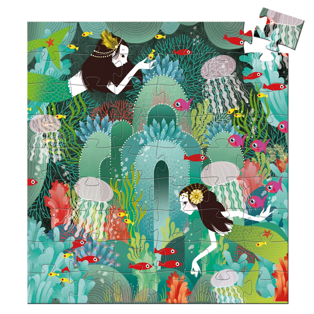 Djeco Silhouette Puzzle - Aquatic Paradise (54 pieces)