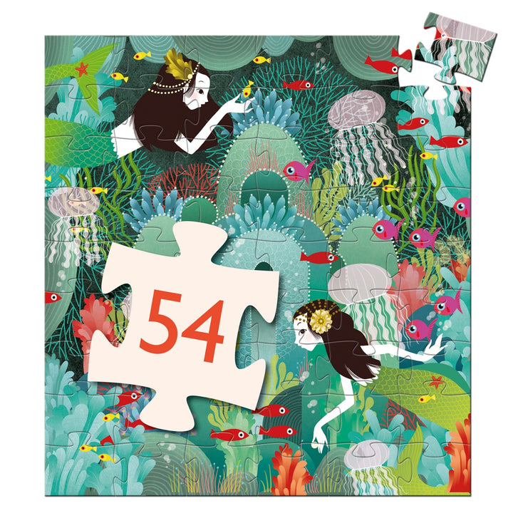 Djeco Silhouette Puzzle - Aquatic Paradise (54 pieces)