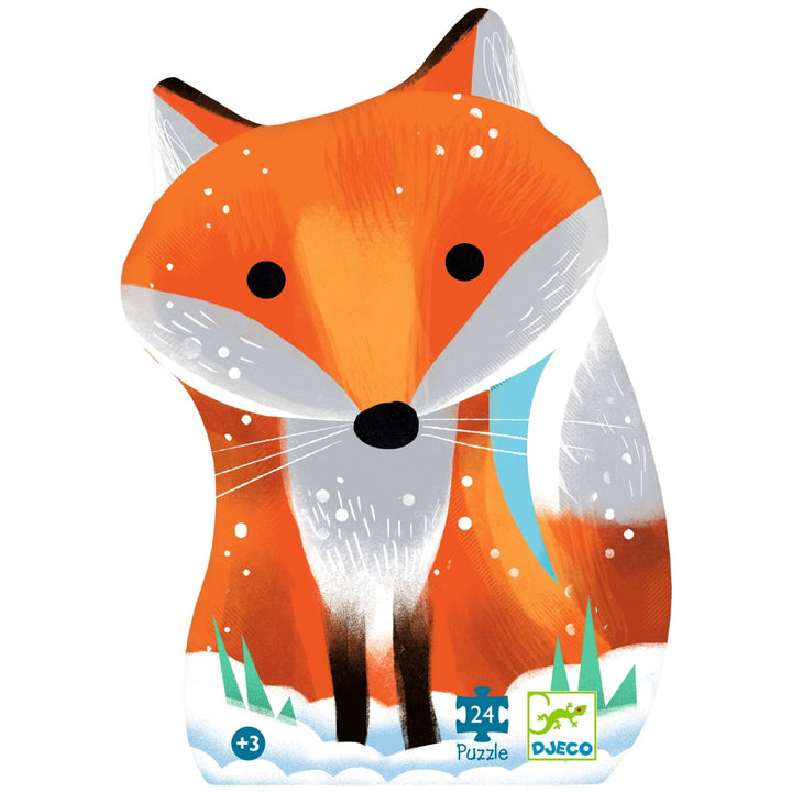 Djeco Silhouette Puzzle - Ginger, Little Fox (24 pieces)