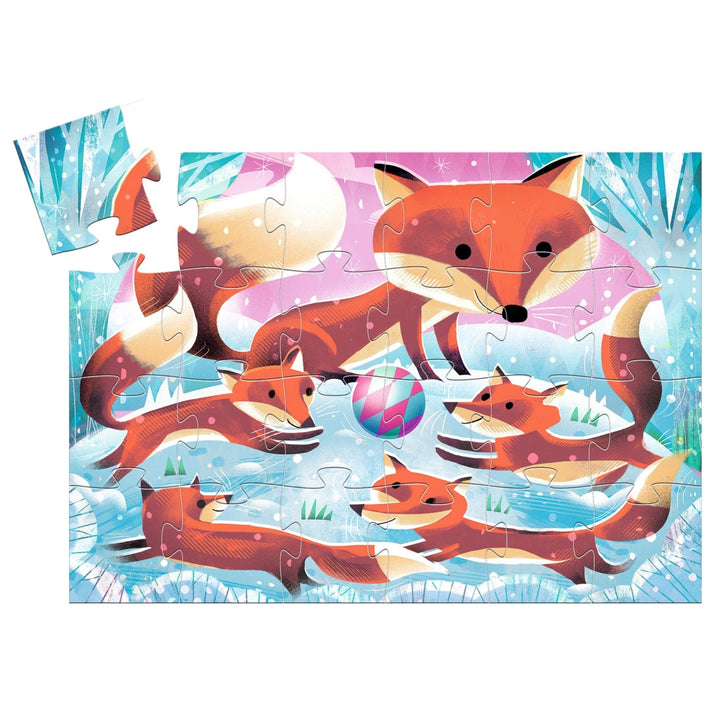 Djeco Silhouette Puzzle - Ginger, Little Fox (24 pieces)