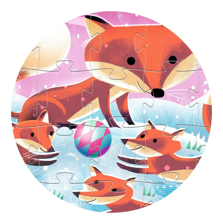 Djeco Silhouette Puzzle - Ginger, Little Fox (24 pieces)