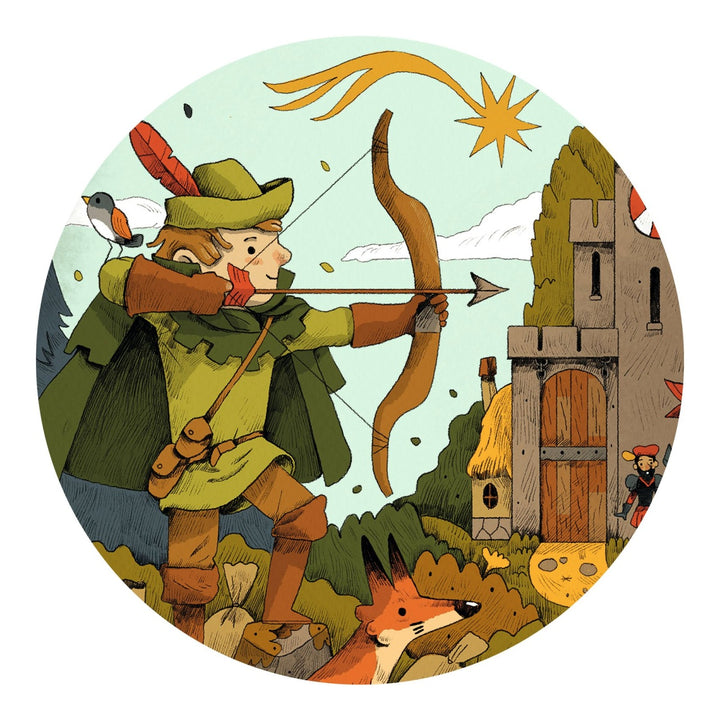 Djeco Silhouette Puzzle - Robin Hood