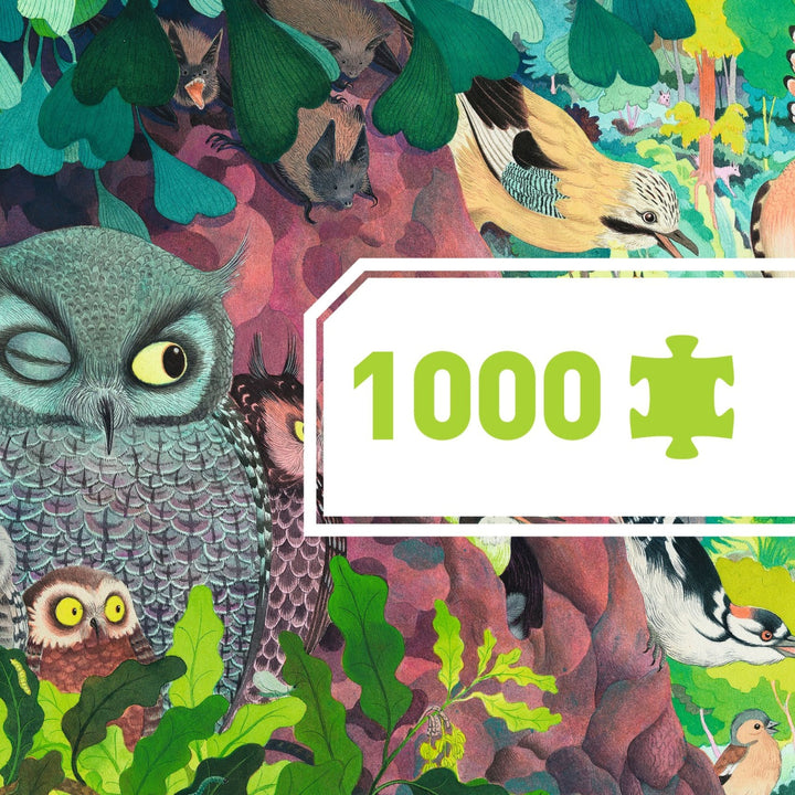 Djeco Puzzle Gallery - Owls and Birds 1000 pieces