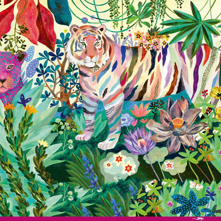 Djeco Puzzle Gallery Rainbow Tigers 1000 pieces