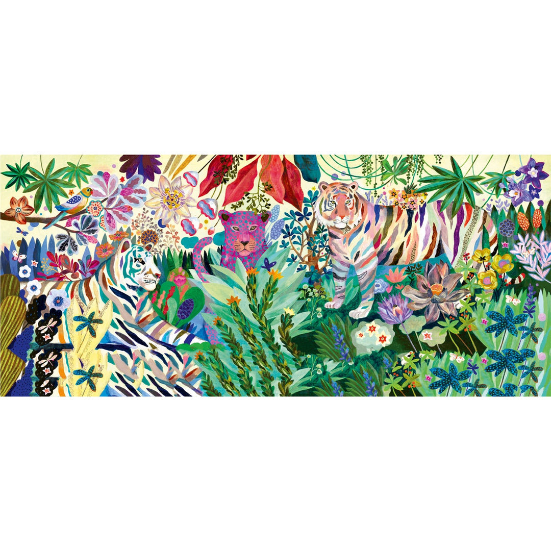 Djeco Puzzle Gallery Rainbow Tigers 1000 pieces