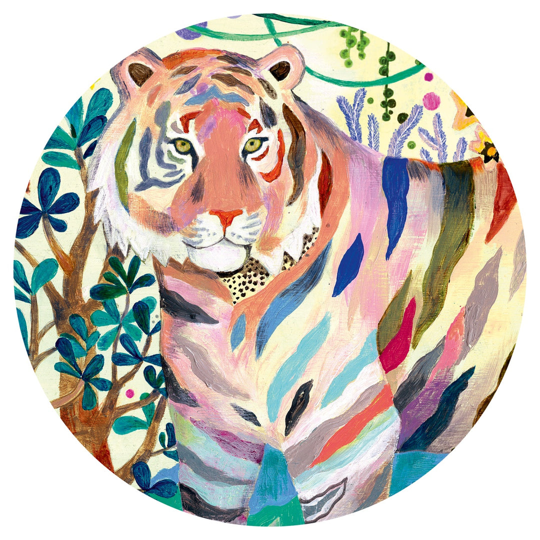 Djeco Puzzle Gallery Rainbow Tigers 1000 pieces