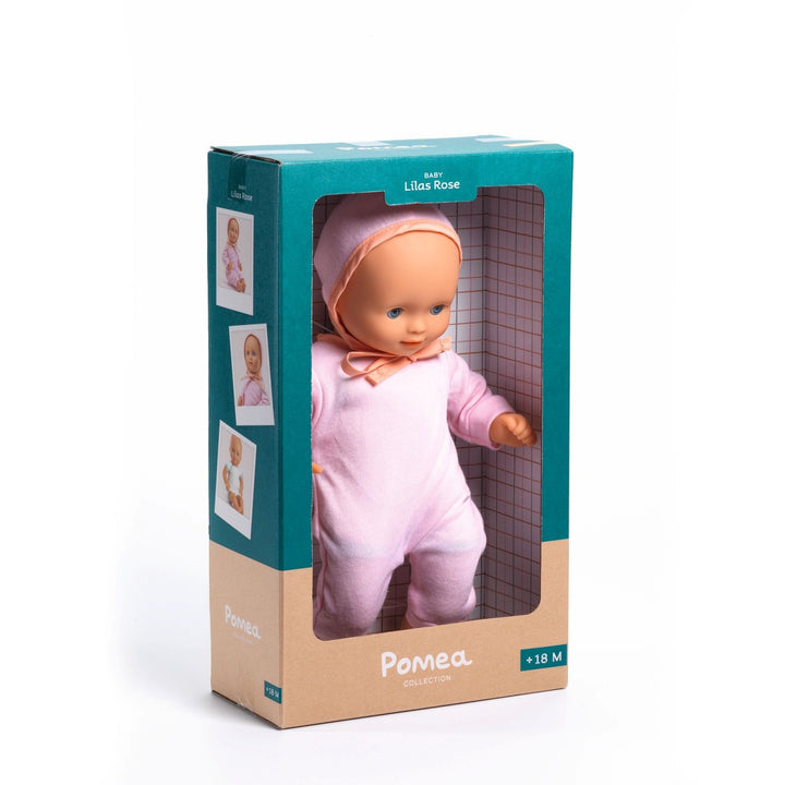 Djeco Pomea Baby Doll (32cm) - Lilas Rose
