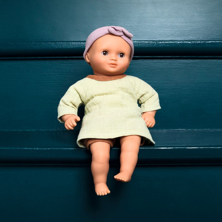 Djeco Pomea Baby Doll (32cm) - Pistache