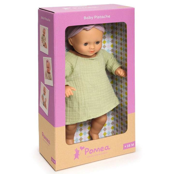 Djeco Pomea Baby Doll (32cm) - Pistache