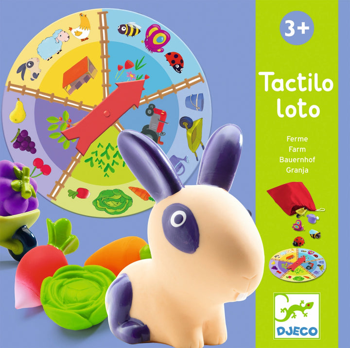 Djeco Tactilo Loto Tactile Discovery Game - Farm