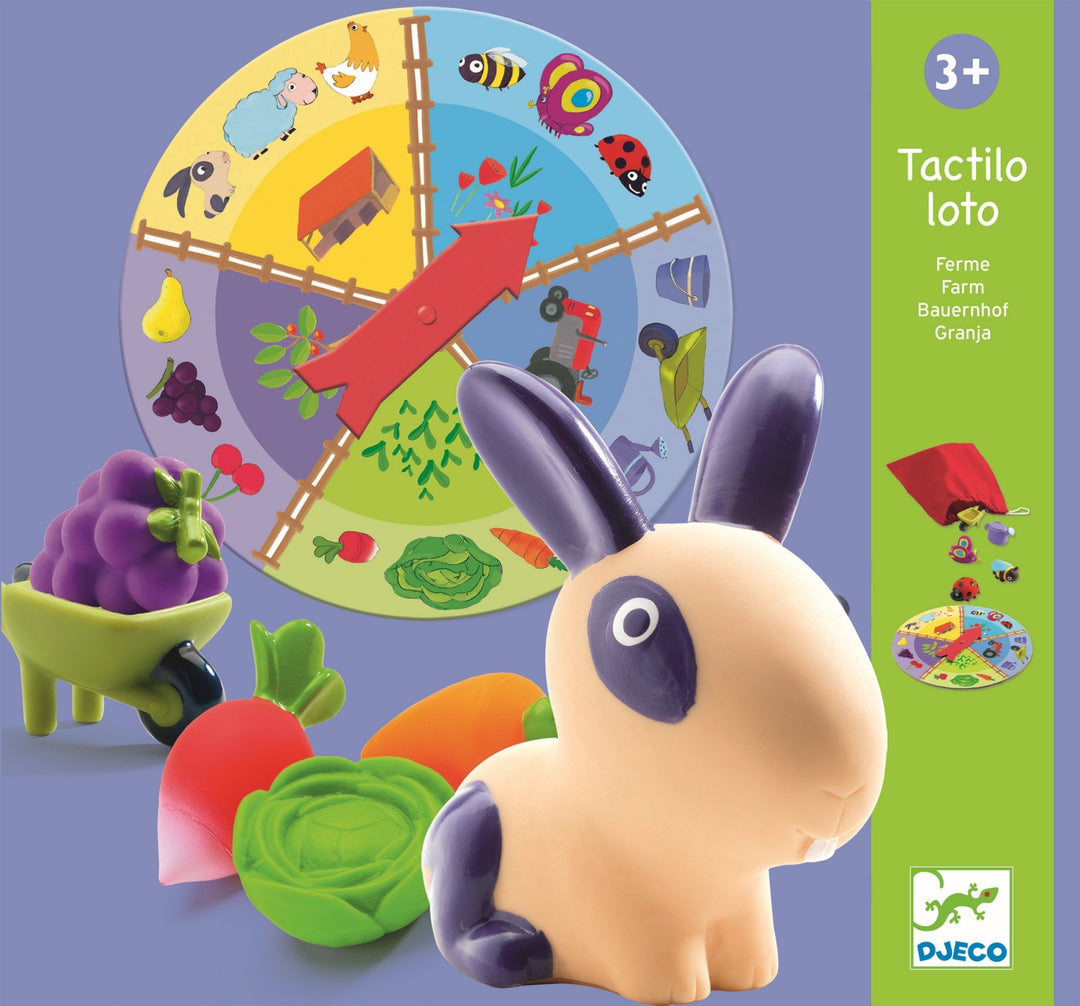 Djeco Tactilo Loto Tactile Discovery Game - Farm