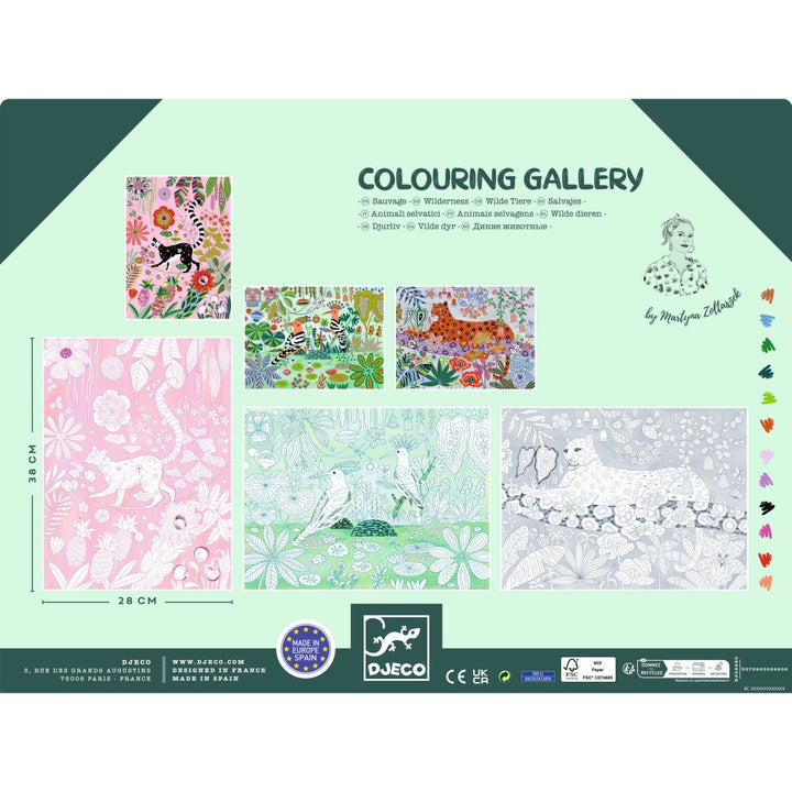 Djeco Colouring Gallery - Wilderness