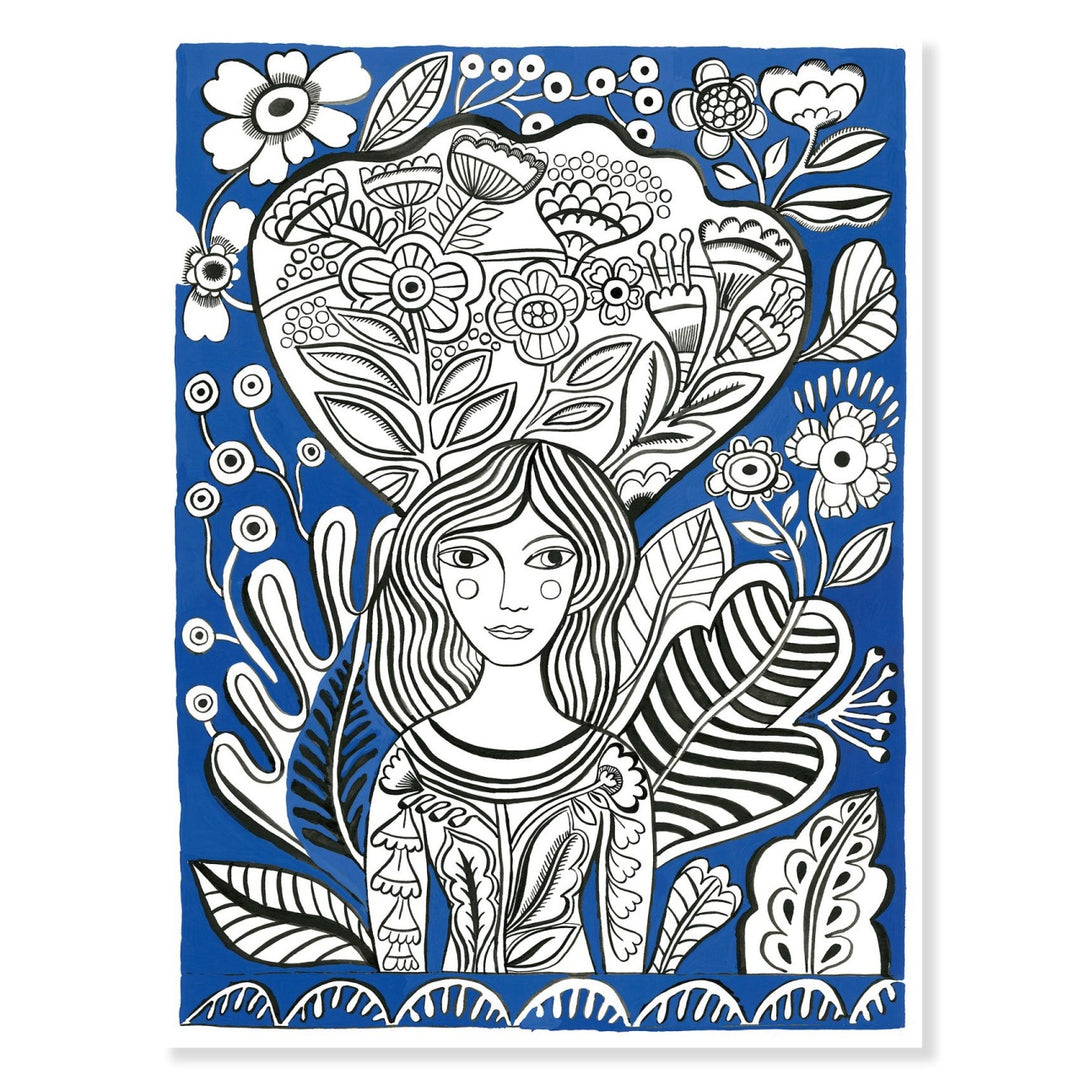 Djeco Colouring Gallery - Blooms