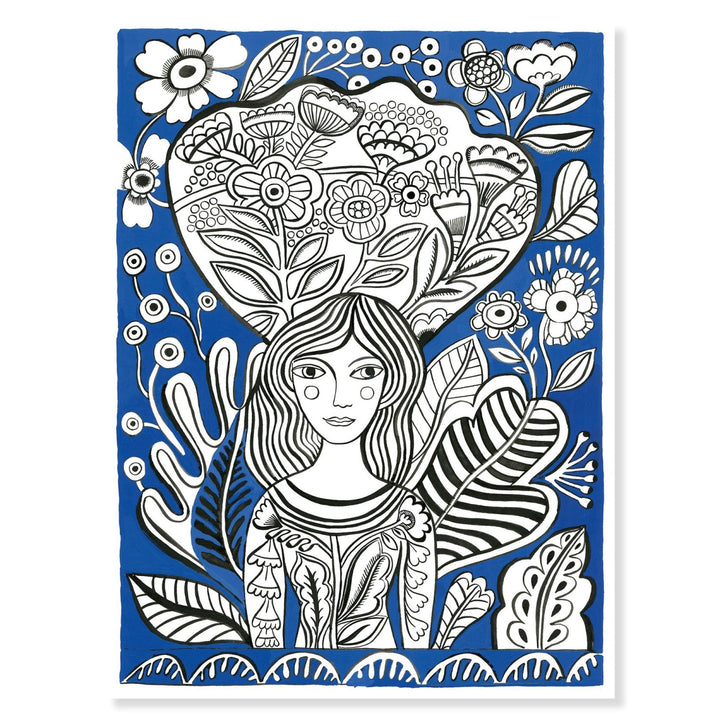 Djeco Colouring Gallery - Blooms