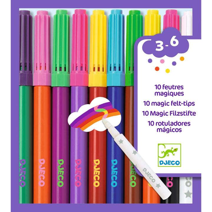 Djeco 10 Magic Felt Tips